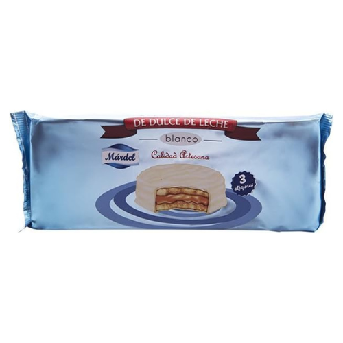3x Alfajor Chocolate Blanco
