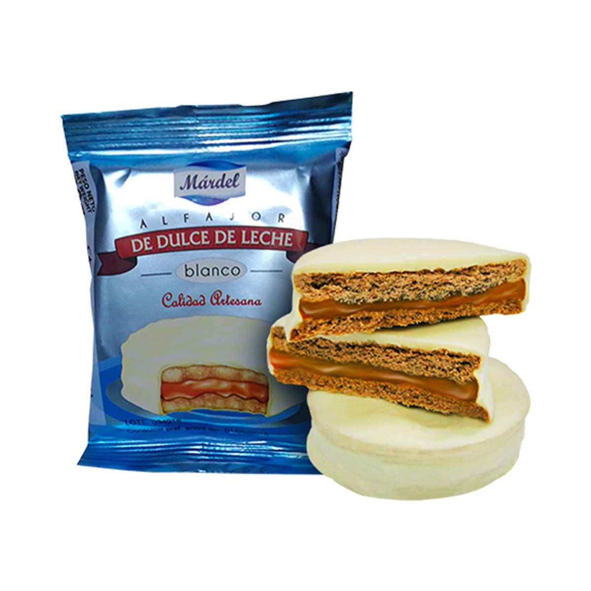 3x Alfajor Chocolate Blanco
