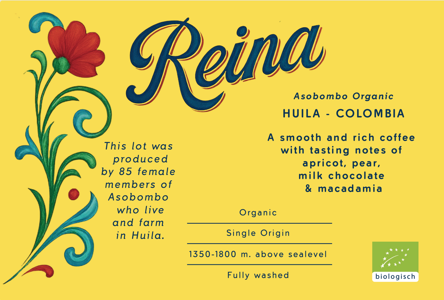 Reina koffiebonen 250 gr.